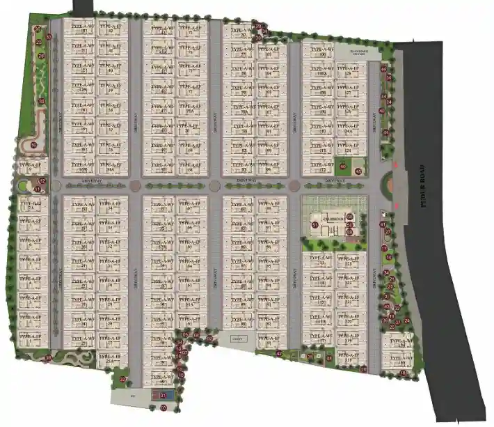 Skymarx The Kings Land Neemrana - Master Plan layout for villas and plots